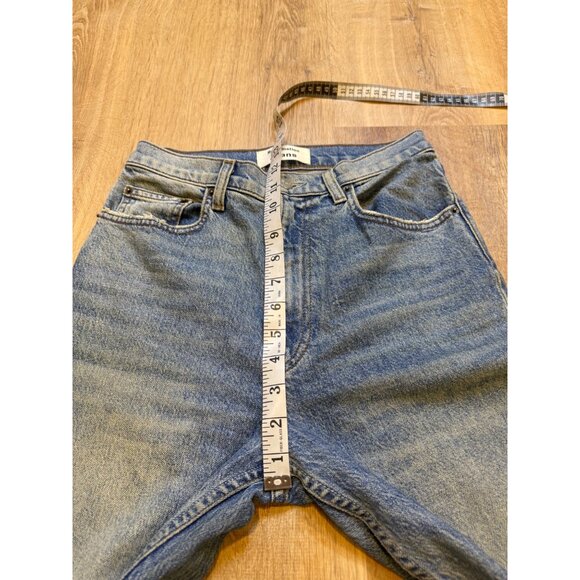 Reformation Stevie Ultra High Rise Straight Jeans Size 26 Medium Wash - Picture 5 of 7